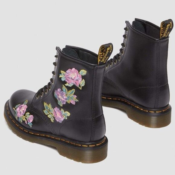 Dr Martens 1460 Vonda II Embroidered Floral Boots - Picture 6 of 16